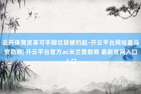 云开体育皮革可手脚垃圾被钓起-开云平台网站皇马赞助商| 开云平台官方ac米兰赞助商 最新官网入口